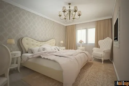 Classic style interior design house concept in Monaco