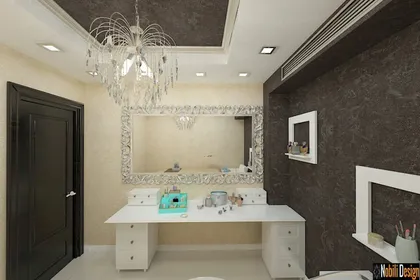 Interior design beauty salon project 