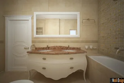 Classic style interior design project for a home in Monaco