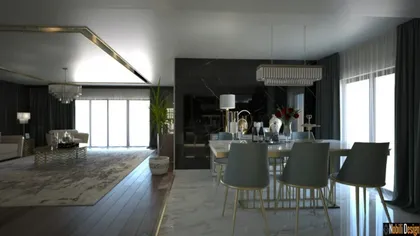 Interior design for a modern home in Monaco