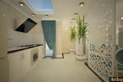 Luxury classic interior design apartment project in Monaco