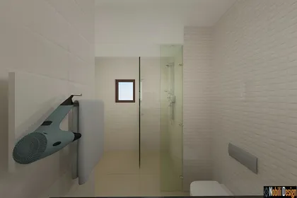 Interior design modern hotel in Monaco
