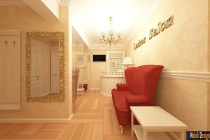 Beauty salon interior design project in Manchester