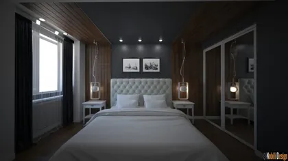 Attic design apartment
