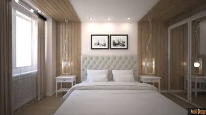 Attic interior design apartment