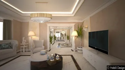 Luxury interior design classic house