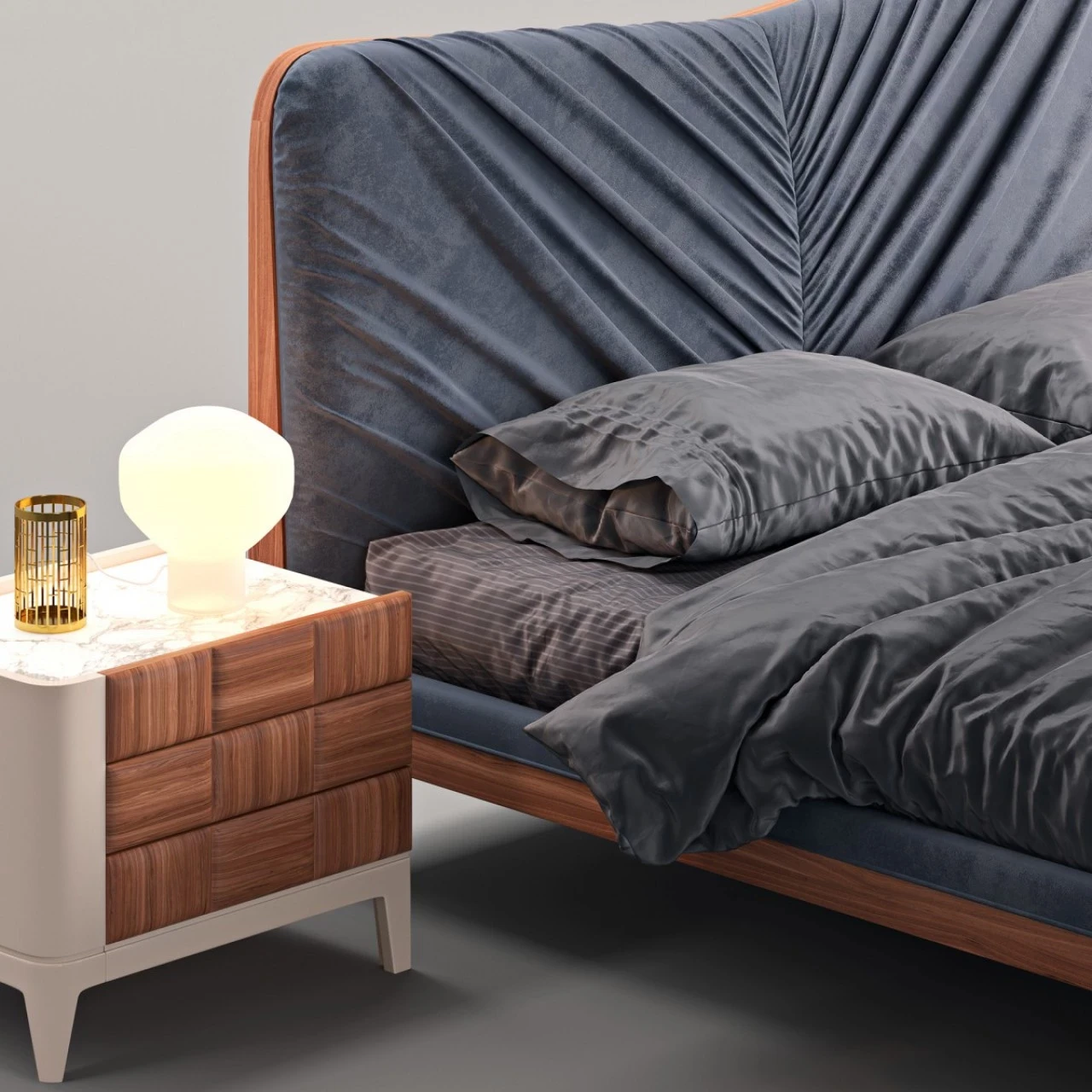 Dama King Bedroom Set, high quality bedroom sets made to order in Italy