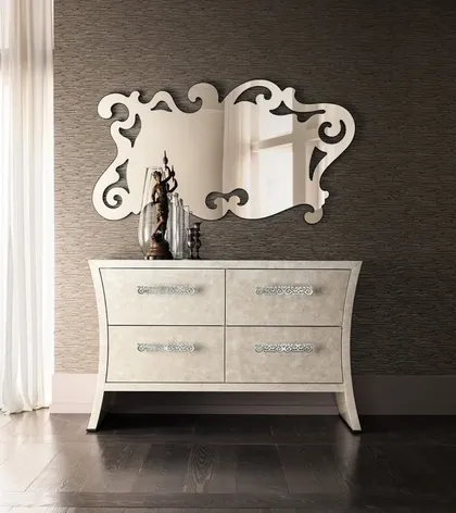 Modern dresser for bedroom Richard. Dim. 136 x 53 x 85 cm