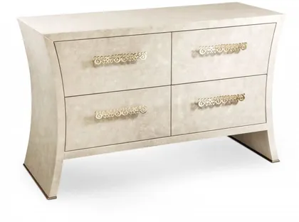 Modern dresser for bedroom Richard . Dim. 136 x 53 x 85 cm H