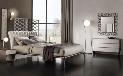 Upholstered bed Iseo. Dim cm 176 x 230 x 102 cm 28 h