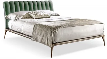 Upholstered bed modern bedroom Iseo. Dim 196 x 230 x 102 cm 28 h