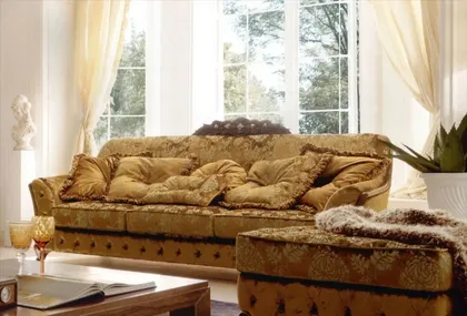 Couch hermes III TDA L PO, designer sofa