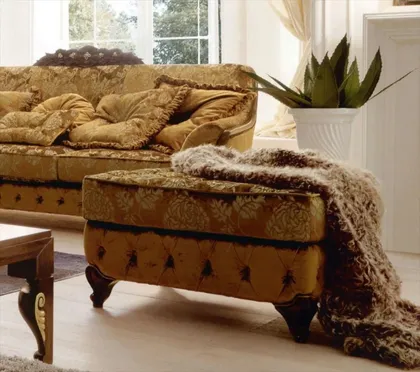 Footstool hermes TDA L, high-end furniture