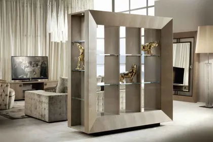 Lifetime Bifacial Display Cabinet, Italian furniture