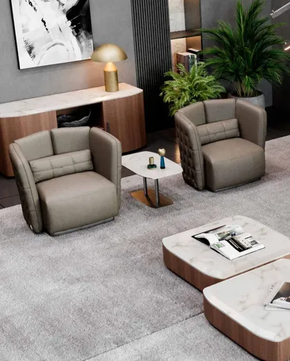 Ford Capitonne Armchair, luxury interior furniture
