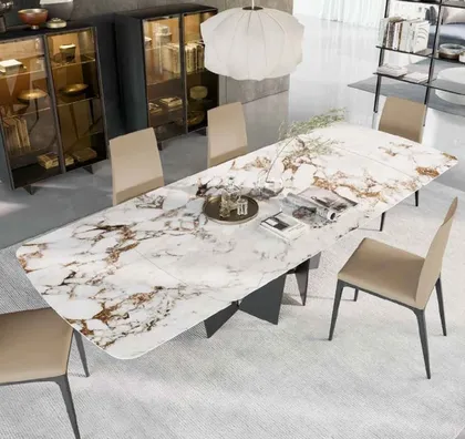 Dallagnese Marble Table, luxury dining table
