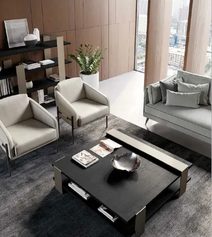 Dallagnese armchair, Italian living room furniture