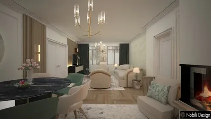 Living Room Concept, Luxury Modern House