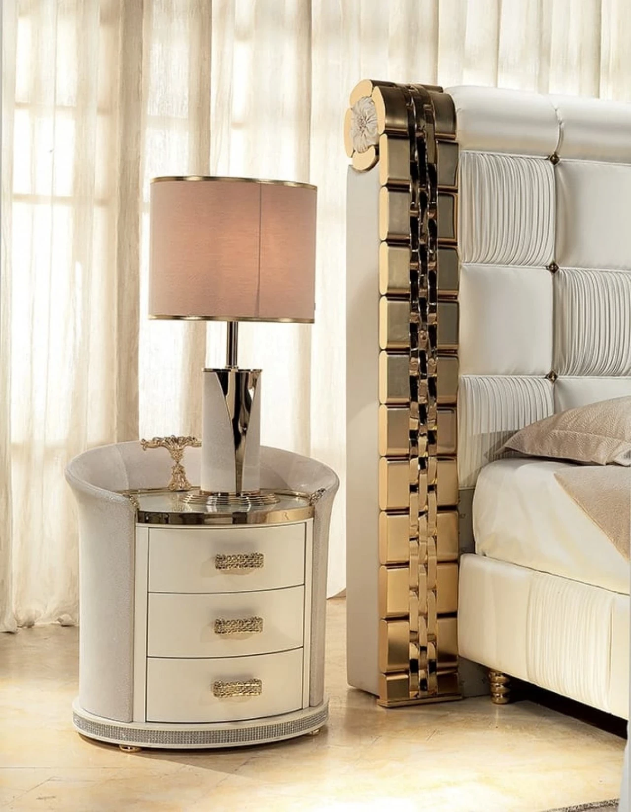 Lilium Bedroom Furniture Set, Italian bedroom set made to order for your room
