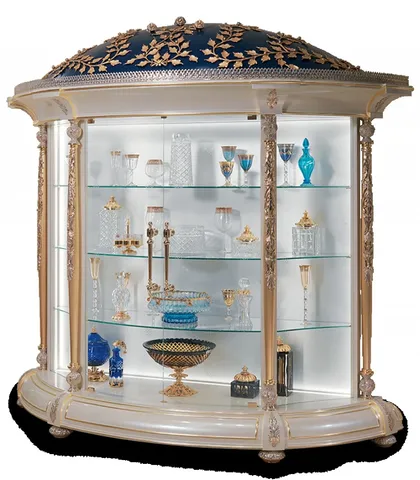 Two Doors Showcase With Dome, high-end furniture