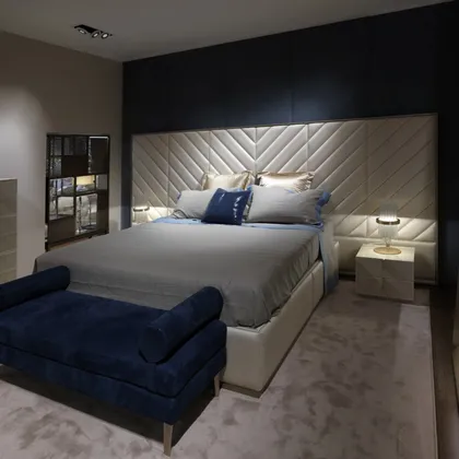 Letto Regency, arredamento di lusso