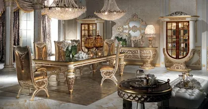 Imperial Living room Collection Italian Furniture Design, luxury classic furniture
