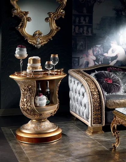 Living Room Charme Collection Italian Luxury, classic italian furniture