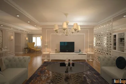 New classic interior design for luxury house