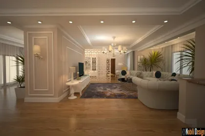 New classic interior design for luxury house
