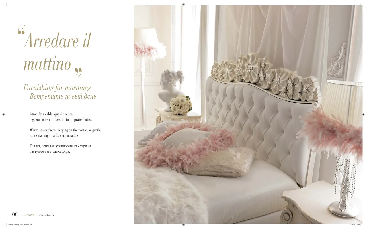 White bedside tables with carving, classic bedroom sets in Luxury White