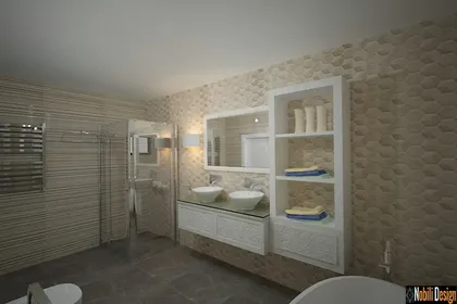 Interior design luxury classical luxury villa in Bologna, Italy.