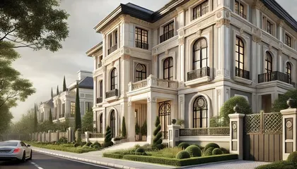 Exterior Home Design Concept with Facade Direction